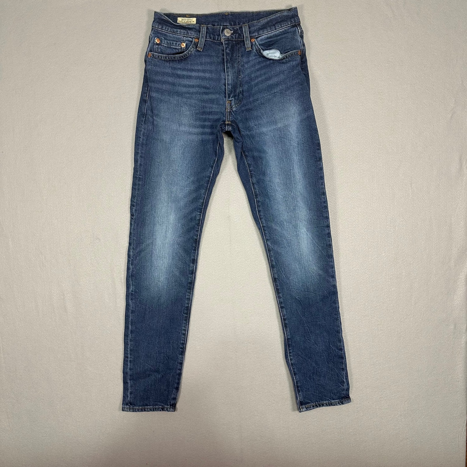 Levis Premium 512 Slim Taper Jeans Mens 28x32 Blue Medium Wash Waterless Denim